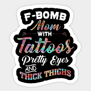 Tattoos pretty eyes Sticker